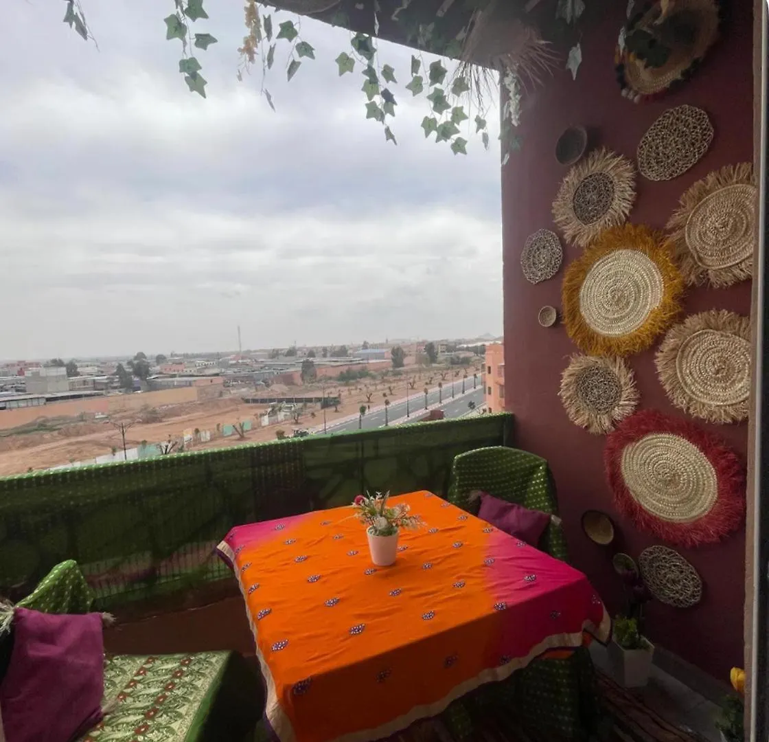 מרקש Charme Appartement Marrakech Belle Terrasse דירה